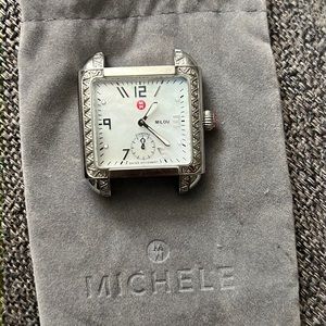 Michele Watch Face Featuring .30 ct tw diamonds